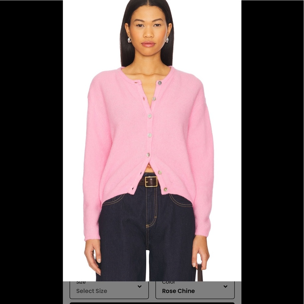 American Vintage Pink Cardigan